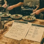 Brigade de cuisine en cuisine professionnelle, hiérarchie et postes