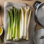 Cuisson asperges en cocotte minute : asperges en cocotte et panier vapeur