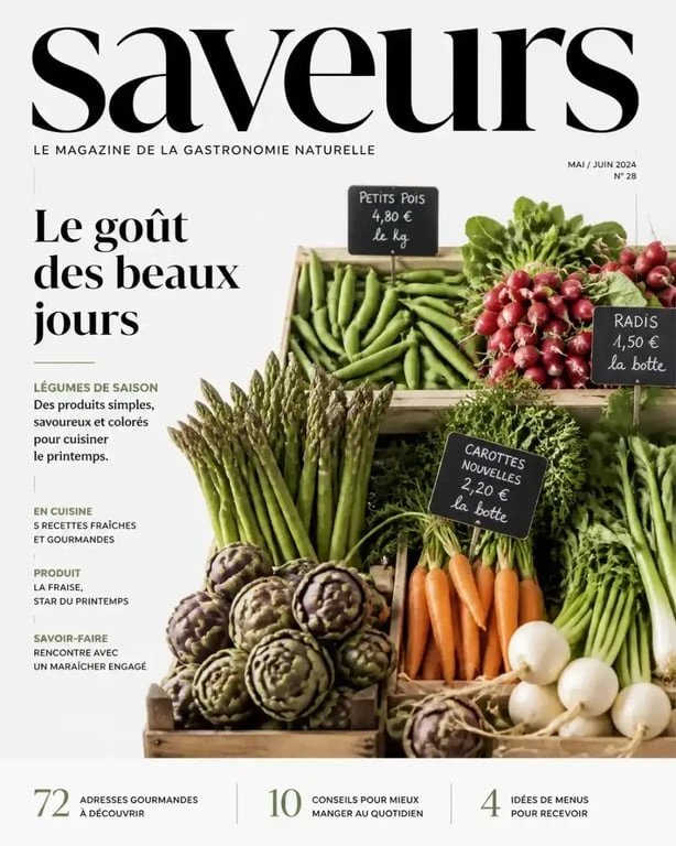 Étal de primeur à Montpellier proposant des fruits et légumes frais de saison
