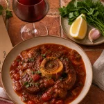 Vin osso bucco rouge souple ou blanc structuré, osso bucco à la tomate