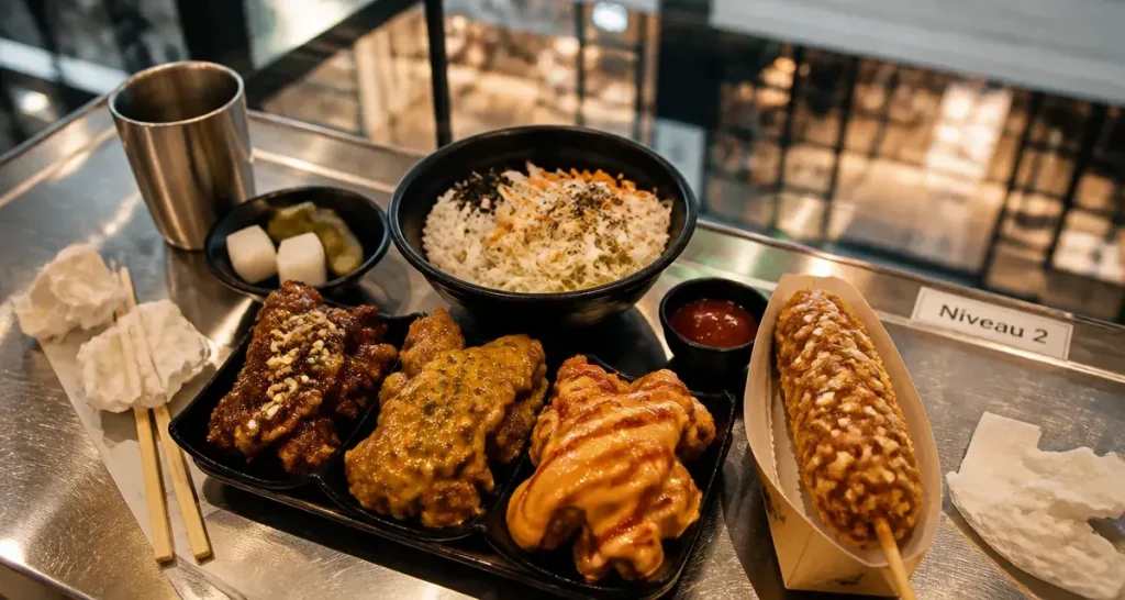 Chikin Bang coréen aux arcades, chikin bang korean street food