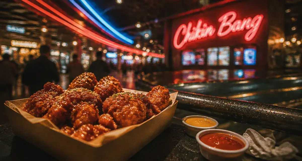 Chikin Bang - korean street food à Rennes Alma, poulet frit coréen nocturne
