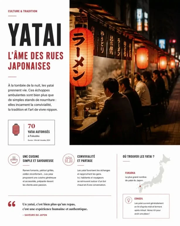 Yatai, stand de street food japonaise traditionnel