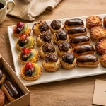 Petits fours patisserie : assortiment équilibré de mini pâtisseries