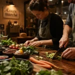 Pierre Sang cours de cuisine, cours marché en cuisine française et coréenne