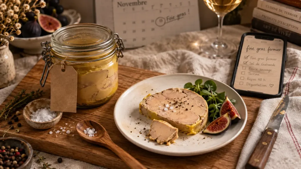 Producteur foie gras Tarn et Garonne : bocal foie gras fermier à livrer