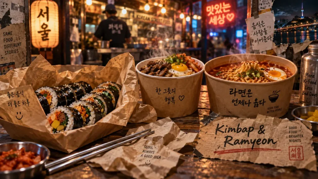 Sopoong - street food coréenne à Bordeaux : kimbap, cupbap fumant et ramyeon
