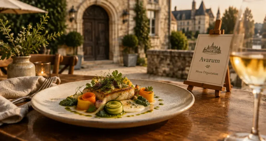 Avarum près de Blois : une cuisine de saison distinguée par un Bib Gourmand
