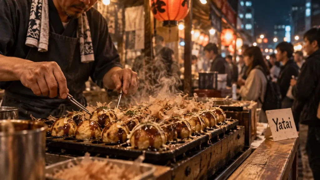 Street food japonaise : 8 spécialités à goûter, d’Osaka à Fukuoka