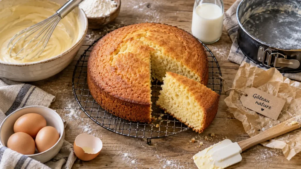 Gâteau nature moelleux : la recette à 180 °C, prête en 30 minutes